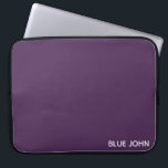 Blue John lila färg namn Laptop Fodral<br><div class="desc">Blue John lila färg namn</div>
