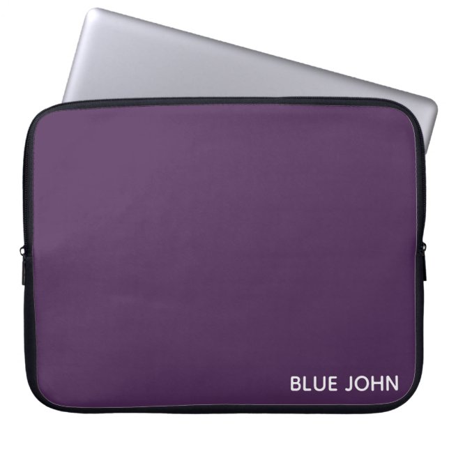 Blue John lila färg namn Laptop Fodral (Framsidan)