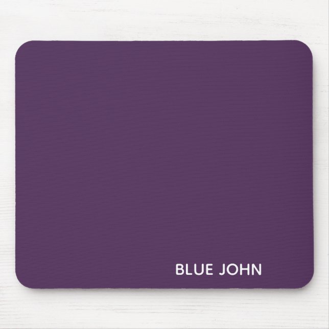 Blue John lila färg namn Musmatta (Framsidan)