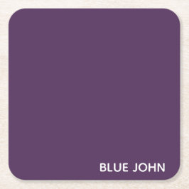 Blue John lila färg namn Underlägg Papper Kvadrat