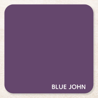 Blue John lila färg namn Underlägg Papper Kvadrat