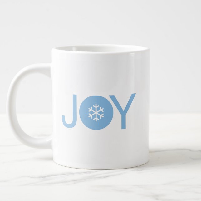 Blue Joy jul Giant Coffee Mugg Jumbo Mugg (Vänster)