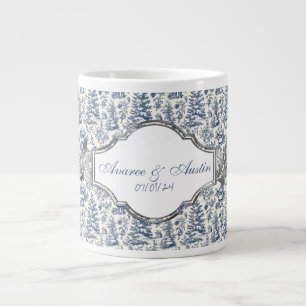 Blue jul Chinoiserie Newlyweds Jumbo Mugg