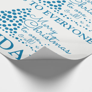 Blue Julgran, Papper julafton Presentpapper
