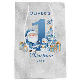 Blue Jultomten 1:a jul