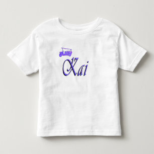 Blue Kai Namn med Fire Lastbil, T Shirt