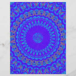 Blue Kaleidoscope Bulk Scrapbook Paper Pages Reklamblad