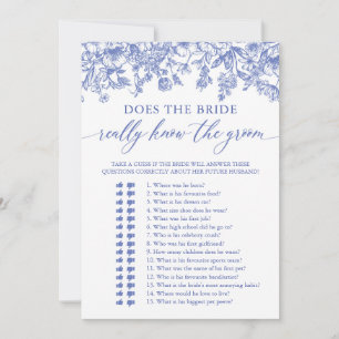 Blue Känner Bride-verkligen till Groom Game? Inbjudningar