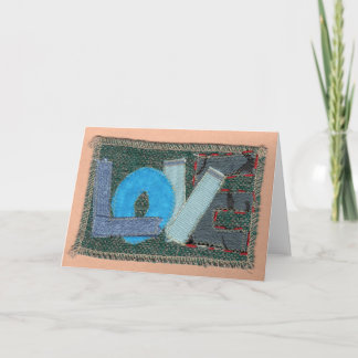 Blue Kärlek Helgkort