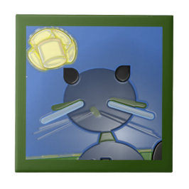 BLUE KAT KAKELPLATTA