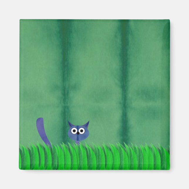 BLUE KATTUNGE Magnet (Framsidan)