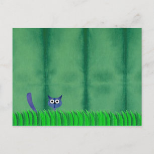 BLUE KATTUNGE vykort