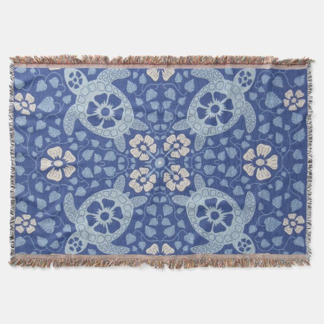 Blue Kauai Turtles Filt (Framsidan)