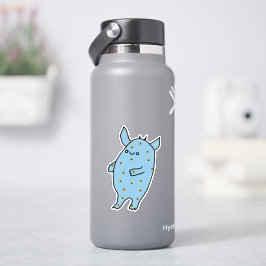 Blue Kawaii Monster Klistermärken