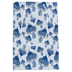 Blue Kawaii Octopus UFO