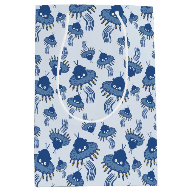 Blue Kawaii Octopus UFO (Framsidan)