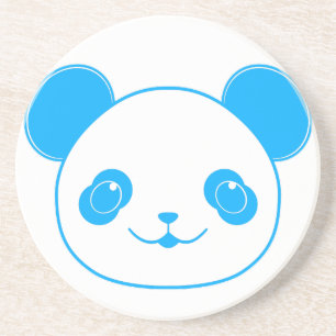 Blue Kawaii Panda Bear Underlägg