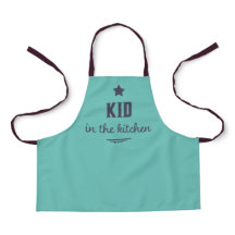 Blue Kid i köket Apron
