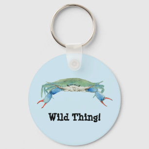 Blue Klo Crab Nyckelring
