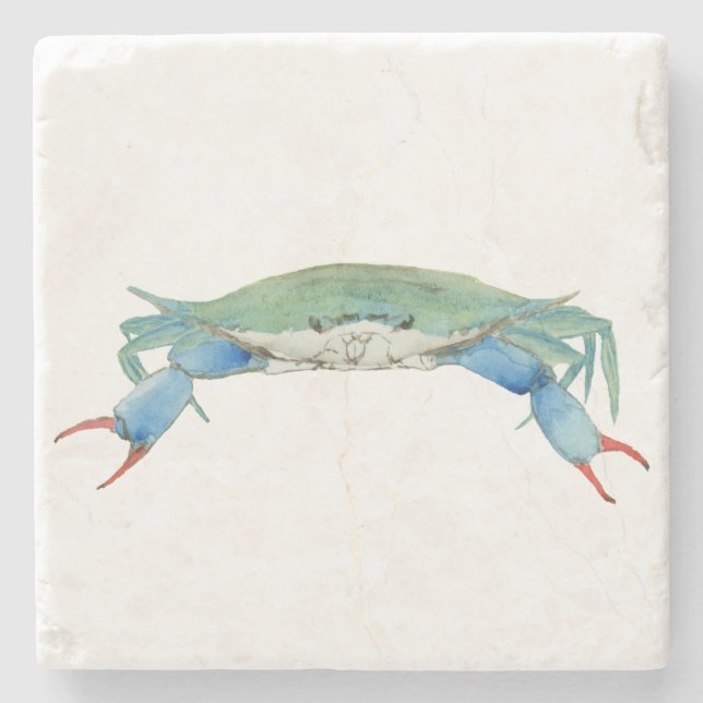 Blue Klo Crab Stenunderlägg (Framsidan)