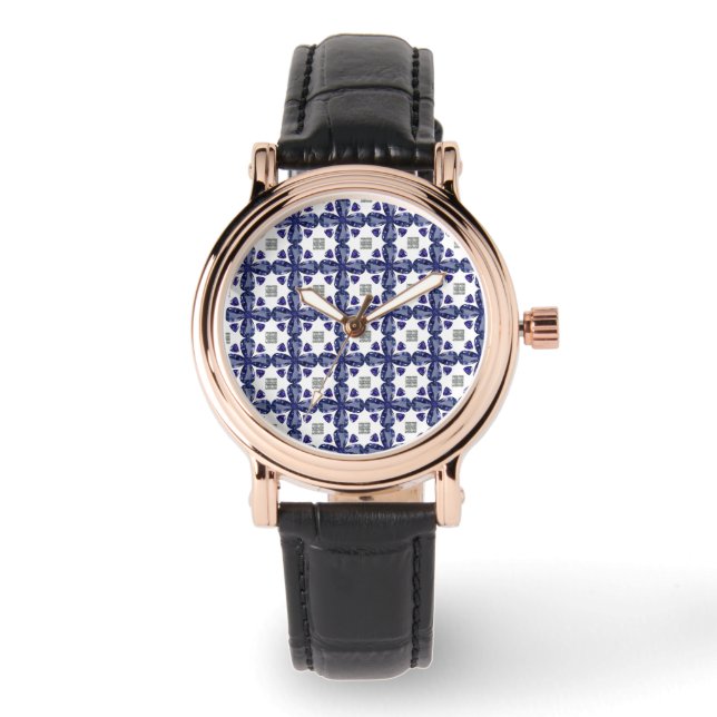 Blue Klöver Armbandsur (Framsida)