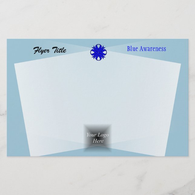 Blue Klöver Ribbon av Kenneth Yoncich Flygblad (Framsidan)
