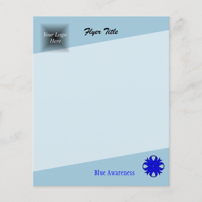 Blue Klöver Ribbon av Kenneth Yoncich Flygblad (Framsidan)