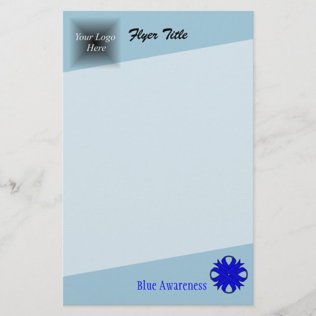 Blue Klöver Ribbon av Kenneth Yoncich Flygblad (Framsidan)