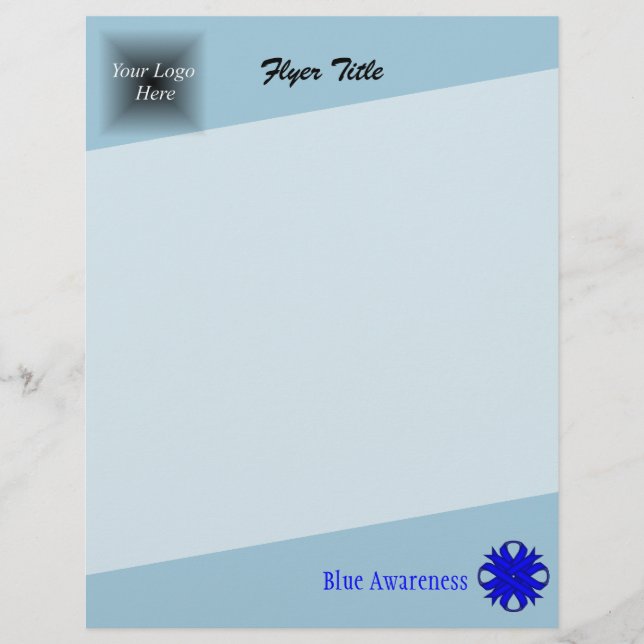 Blue Klöver Ribbon av Kenneth Yoncich Reklamblad (Framsidan)