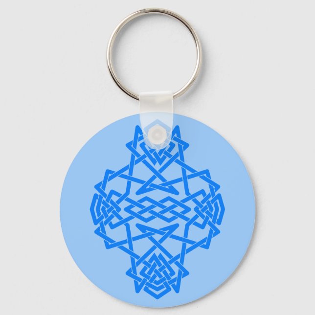 Blue Knot Keychain Nyckelring (Framsida)