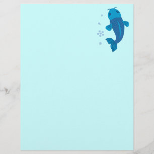 Blue Koi Fish