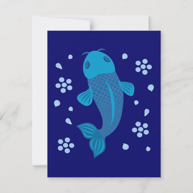 Blue Koi Fish (Framsida)