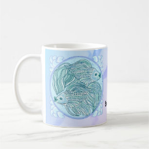 Blue Koi Fish mugg