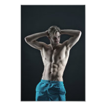 Blue Kort Hett Guy Poster
