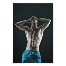 Blue Kort Hett Guy Poster