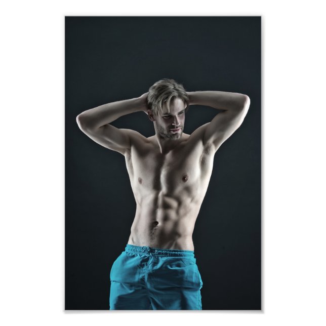 Blue Kort Hett Guy Poster (Framsidan)