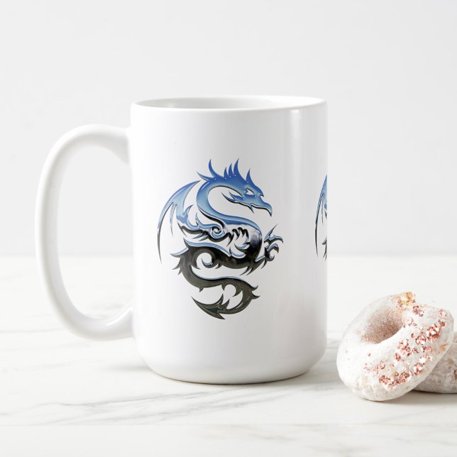 Blue Kung Dragon Kaffemugg (Skapare uppladdad)