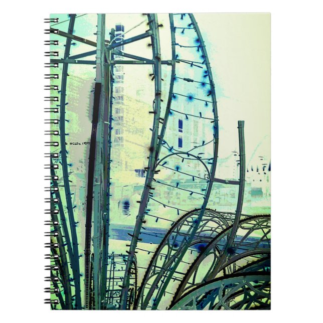 Blue kurvor anteckningsbok (Framsidan)