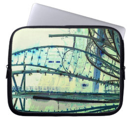 Blue kurvor laptop fodral
