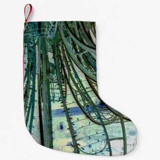 Blue kurvor liten julstrumpa