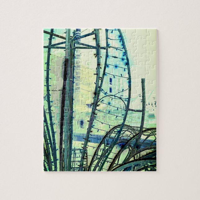 Blue kurvor pussel (Vertikal)