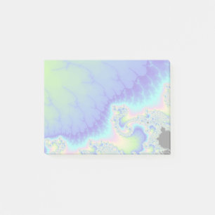 Blue Kusten Fractal Post-it Block