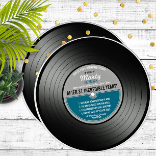 Blue Label Vinylskiva Pensionärsfest Inbjudningar