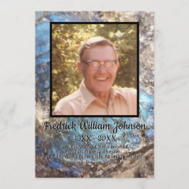 Blue Labradorite Stone med offert och kvadratfoto Program