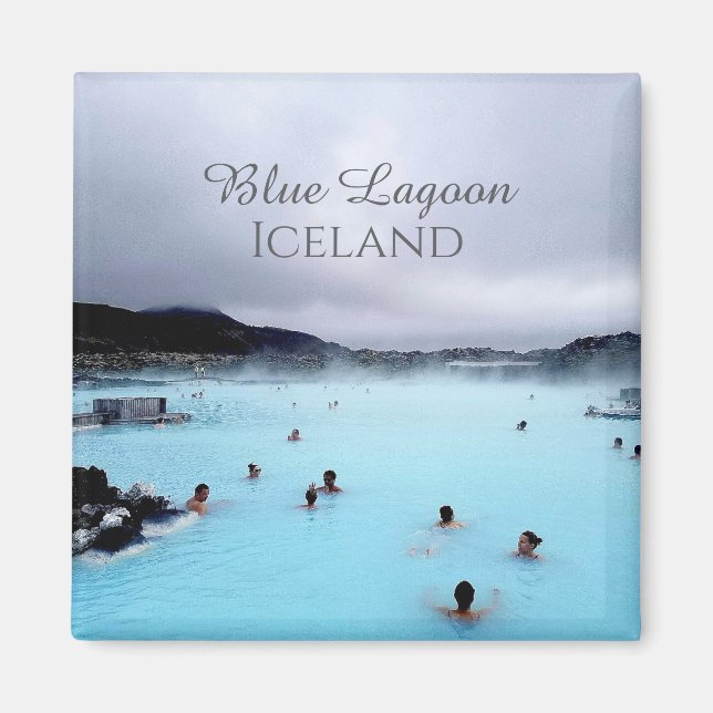 Blue Lagoon Island Magnet (Framsidan)