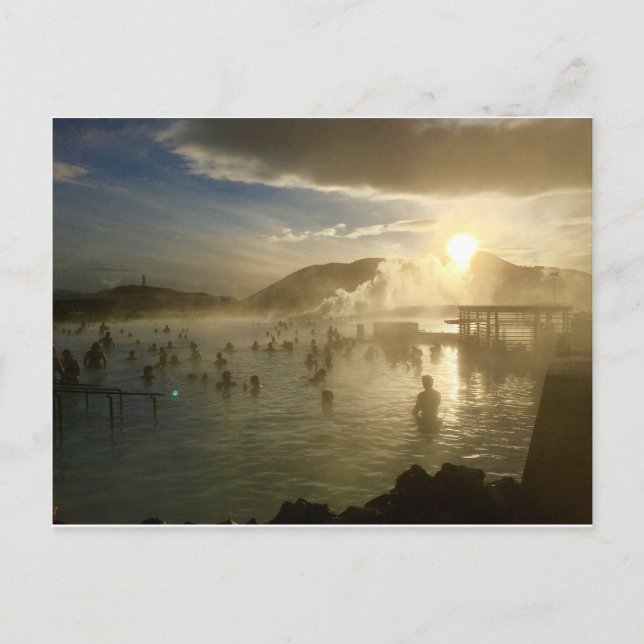 Blue Lagoon Island Sunshine vycard Vykort (Framsida)