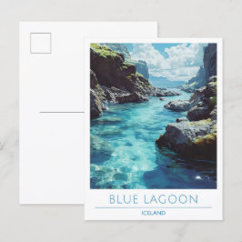 Blue Lagoon Island Travel Vykort