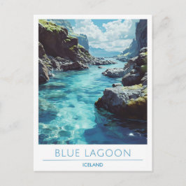 Blue Lagoon Island Travel Vykort
