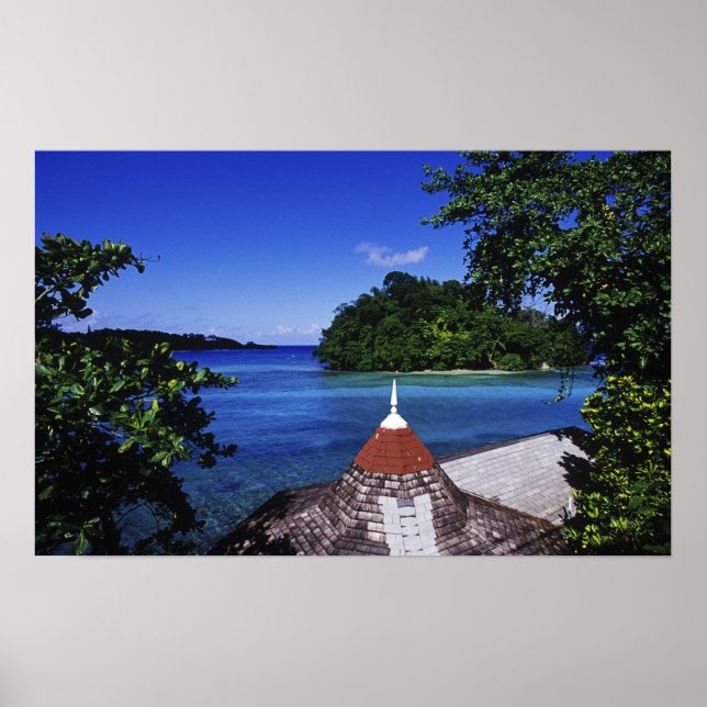 Blue Lagoon, Port Antonio, Jamaica Poster (Framsidan)