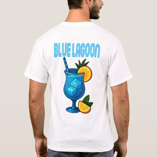 Blue Lagoon T-Shirt – Tropical Cocktail (Baksida)